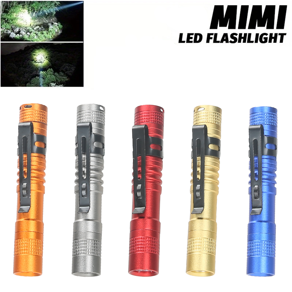 Outdoor Lighting Ideas - Mini stylo LED Portable avec pince,