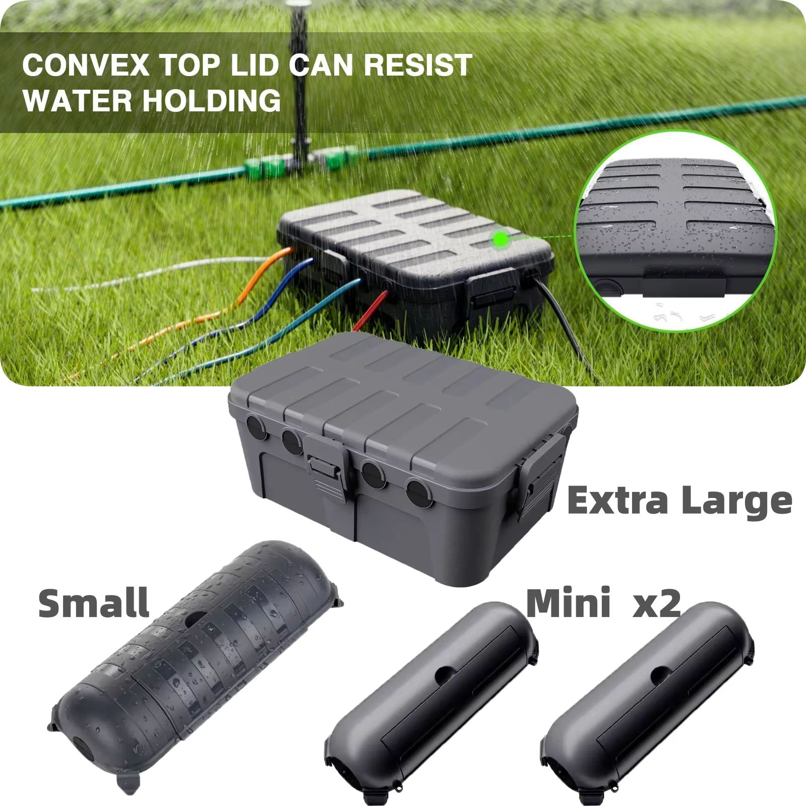Outdoor Lighting Extension Cable - Grandes boîtes électriques extérieures résistantes aux