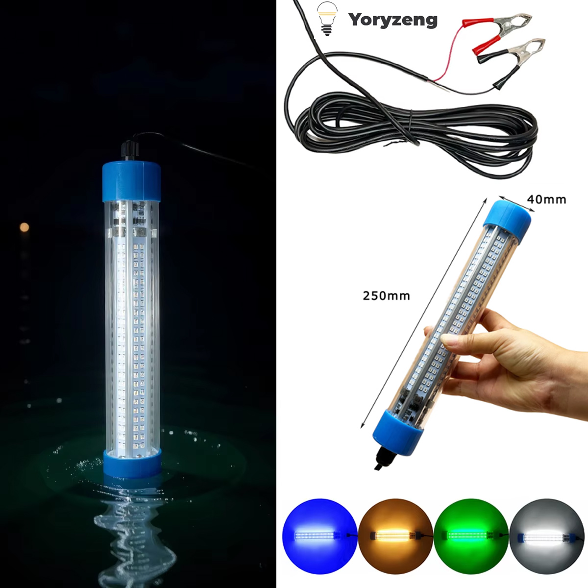 Pond Light Submersible - Lampe de pêche sous-marine LED haute