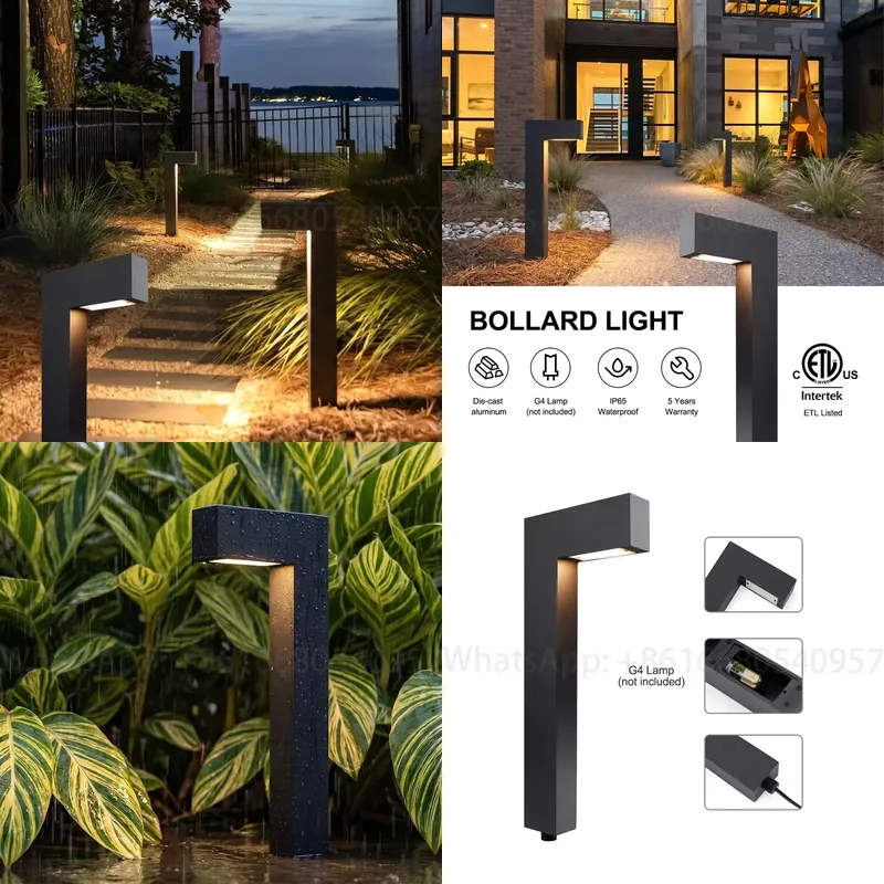 Outdoor Lighting Voltage - Borne lumineuse de jardin en aluminium,