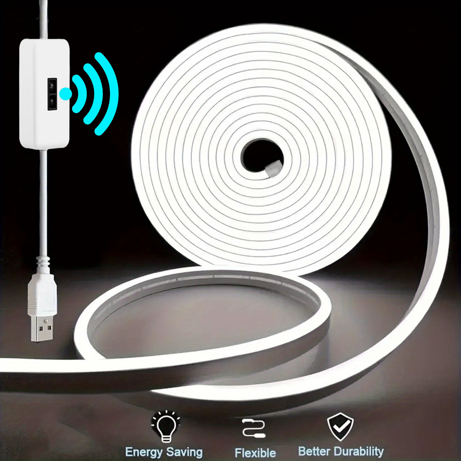 Outdoor Lighting Switch - Bande lumineuse LED néon avec capteur
