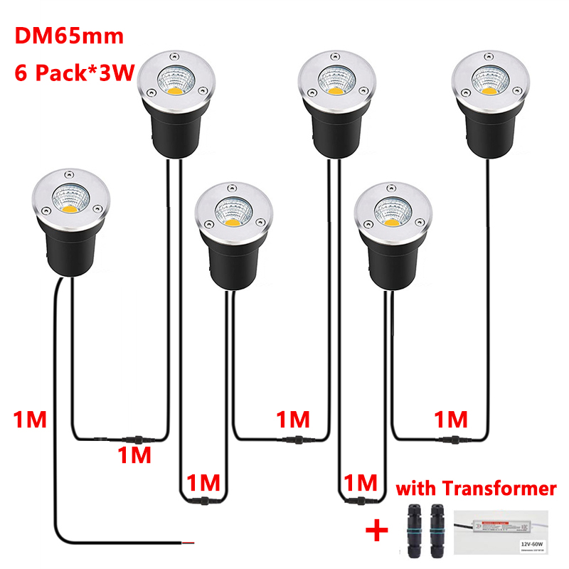 Ground Light Recessed - Lumière LED encastrée étanche IP67, DC12V