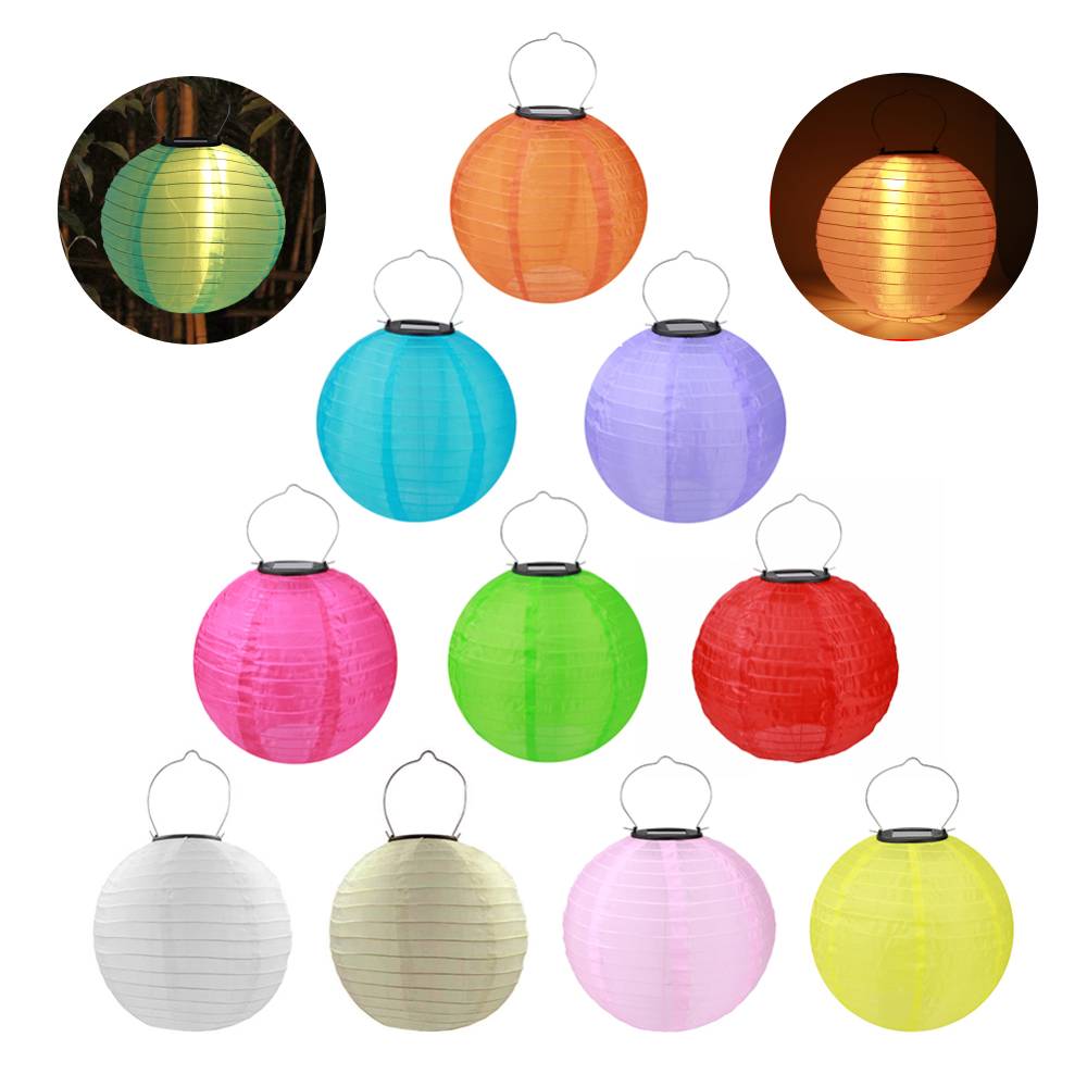Outdoor Lighting For Front Of House - Lanterne Solaire Imperméable de 30cm, Luminaire