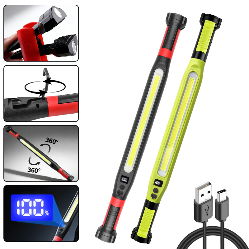 Outdoor Lighting Types - Lampe de travail COB rechargeable de