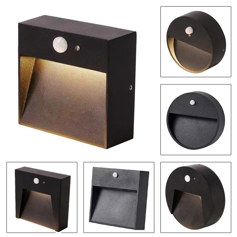 Outdoor Yard Lighting Fixtures - SANDIY-Applique Murale Extérieure avec Capteur de