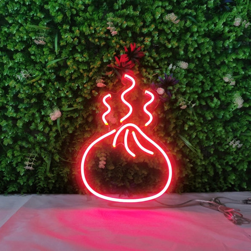 Outdoor Lighting Bunnings - Enseigne néon personnalisée Mini Dumplings, Décoration