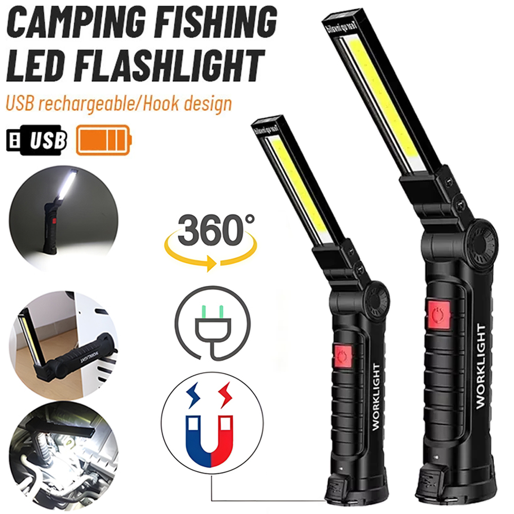 Outdoor Lighting Types - Lampe de poche LED COB, torche