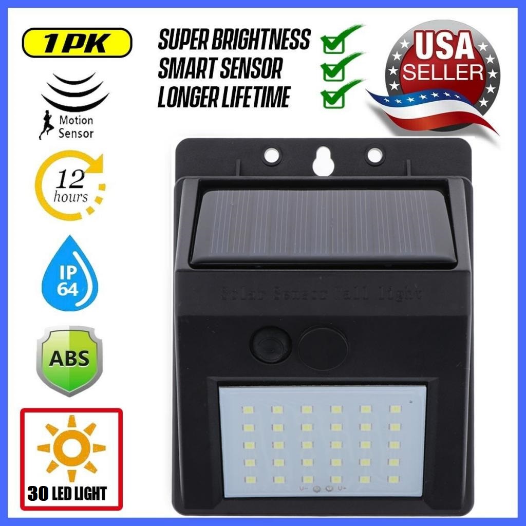 Outdoor Yard Lighting Fixtures - Applique murale LED solaire extérieure étanche