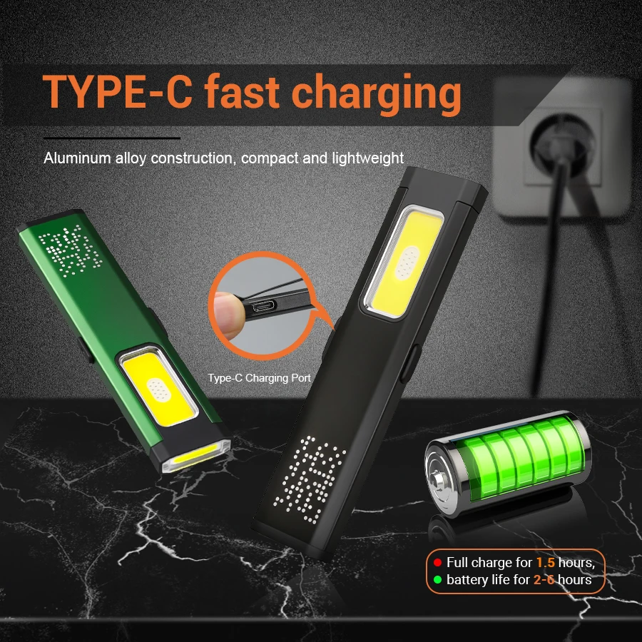 Mini lampe torche LED recharge - Outdoor Lighting Types avis et prix