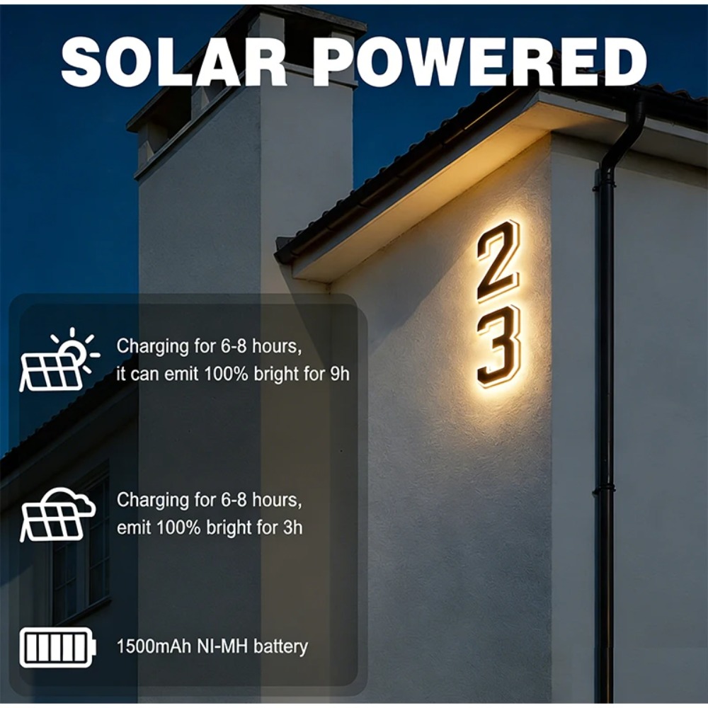 Plaque de Numéro de Maison Sol - Outdoor Lighting For Front Of House avis et prix