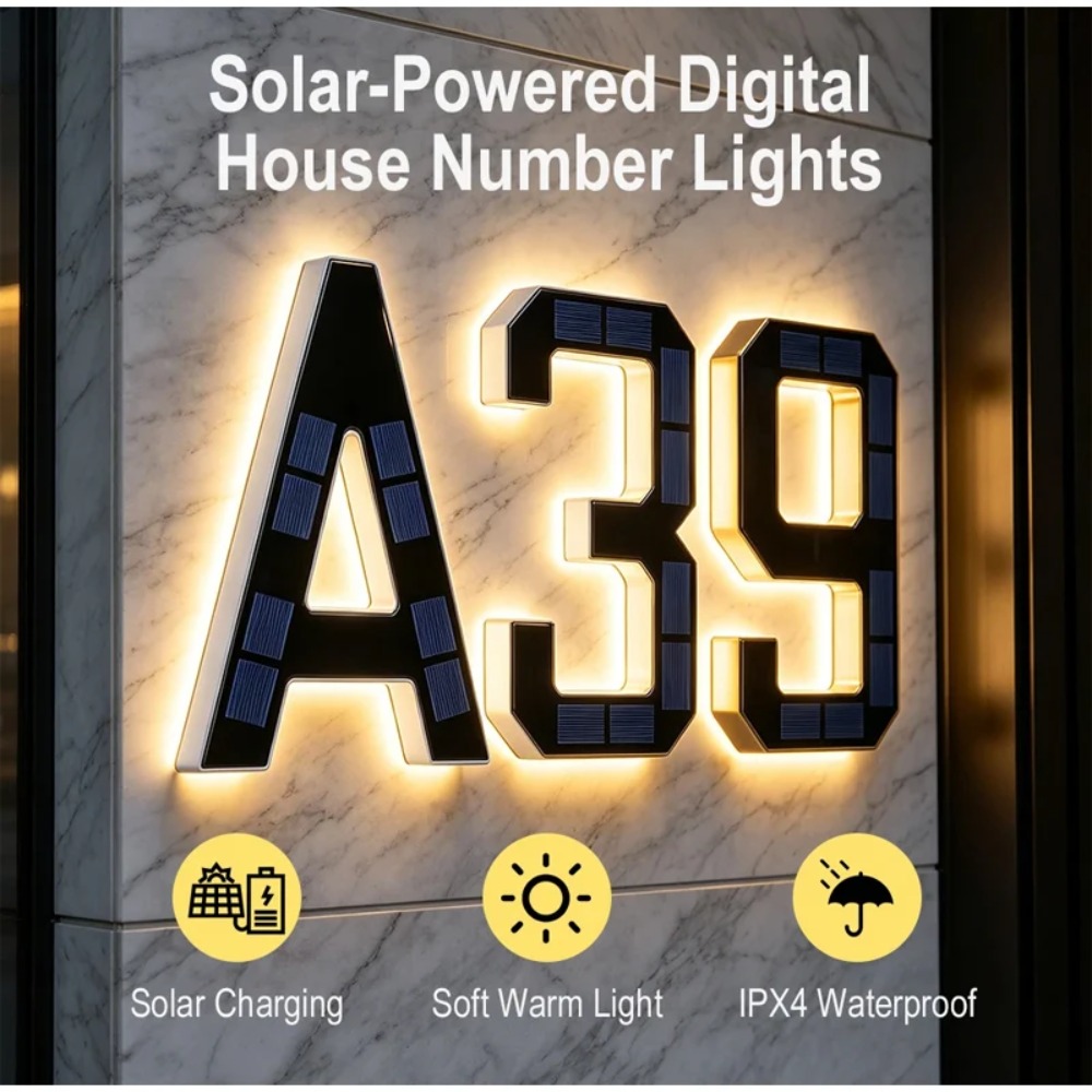 Plaque de Numéro de Maison Sol - Outdoor Lighting For Front Of House avis et prix