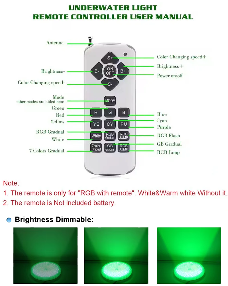 Lumières sous-marines LED RGB  - Pond Light Submersible avis et prix