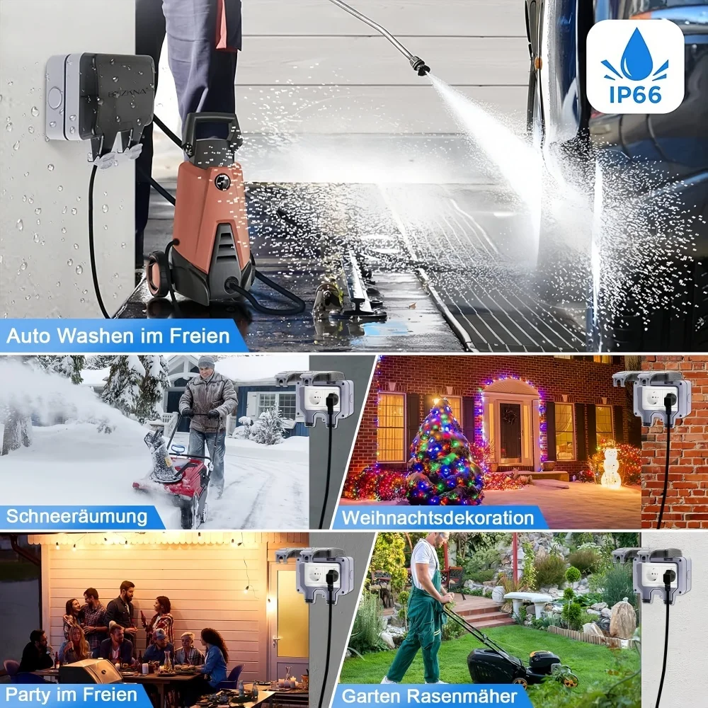 Prise extérieure de style euro - Outdoor Lighting Switch avis et prix