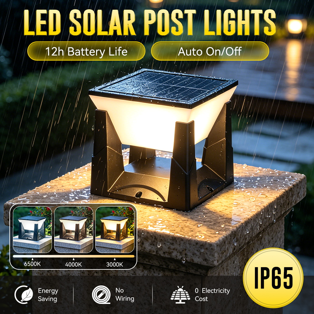 Lampe solaire à 3 couleurs, IP - Outdoor Yard Lighting Fixtures avis et prix