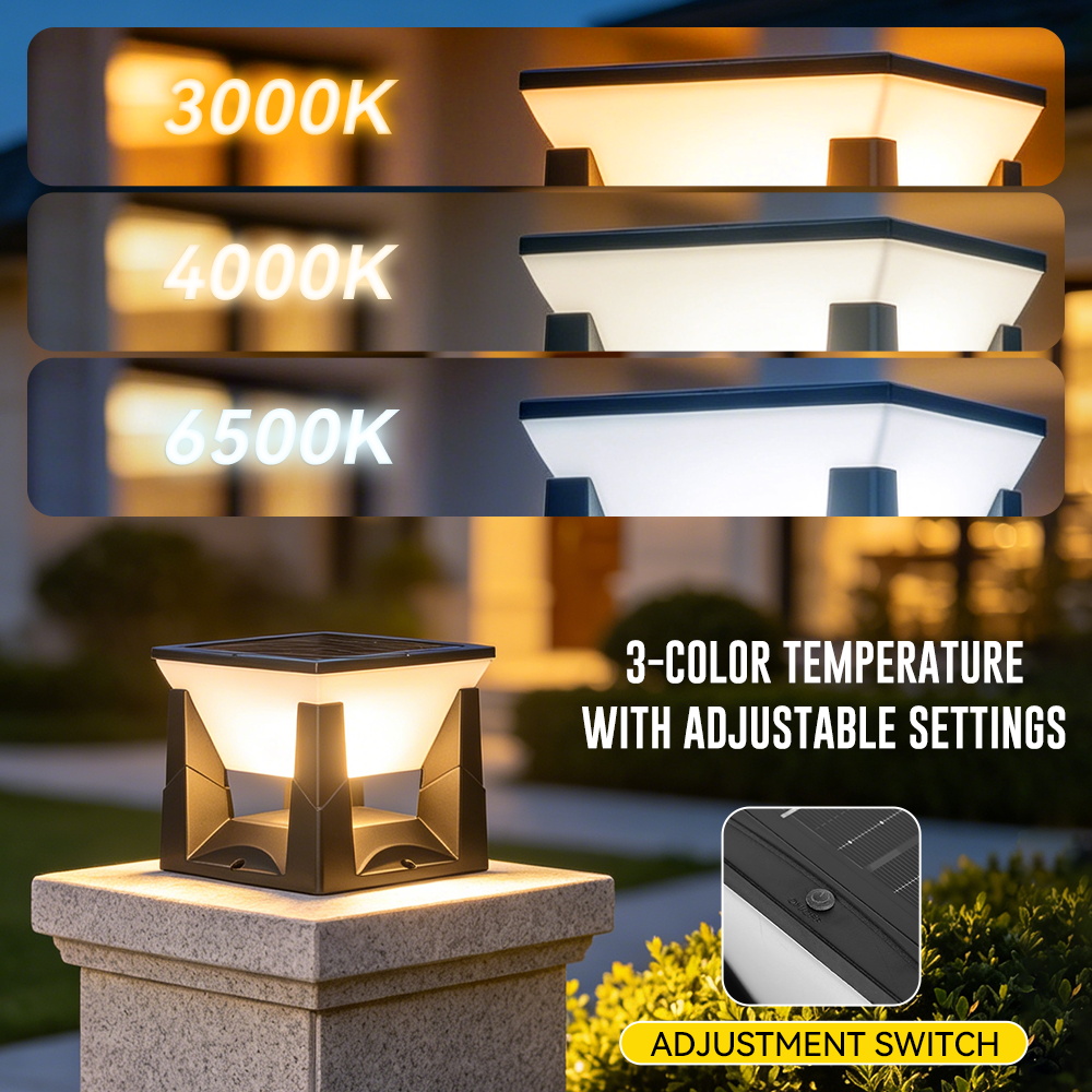 Lampe solaire à 3 couleurs, IP - Outdoor Yard Lighting Fixtures avis et prix