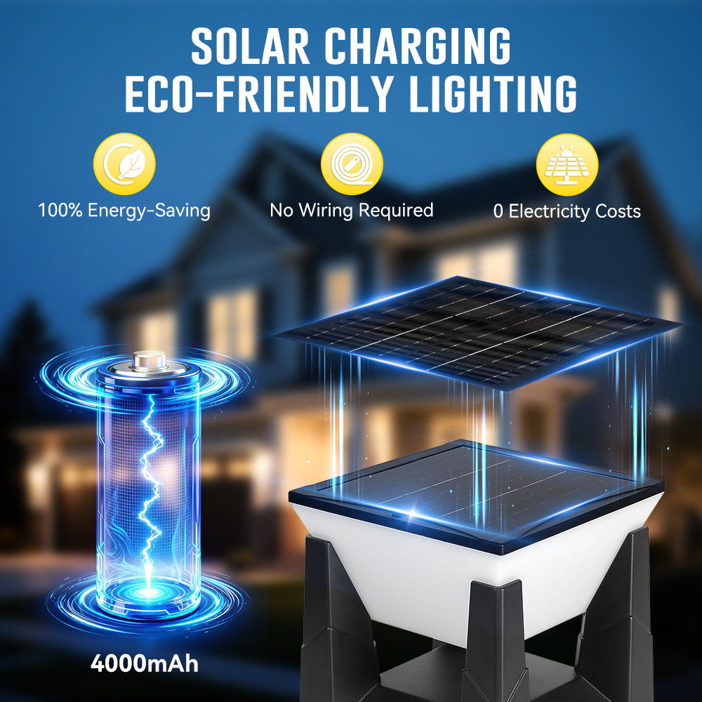 Lampe solaire à 3 couleurs, IP - Outdoor Yard Lighting Fixtures avis et prix