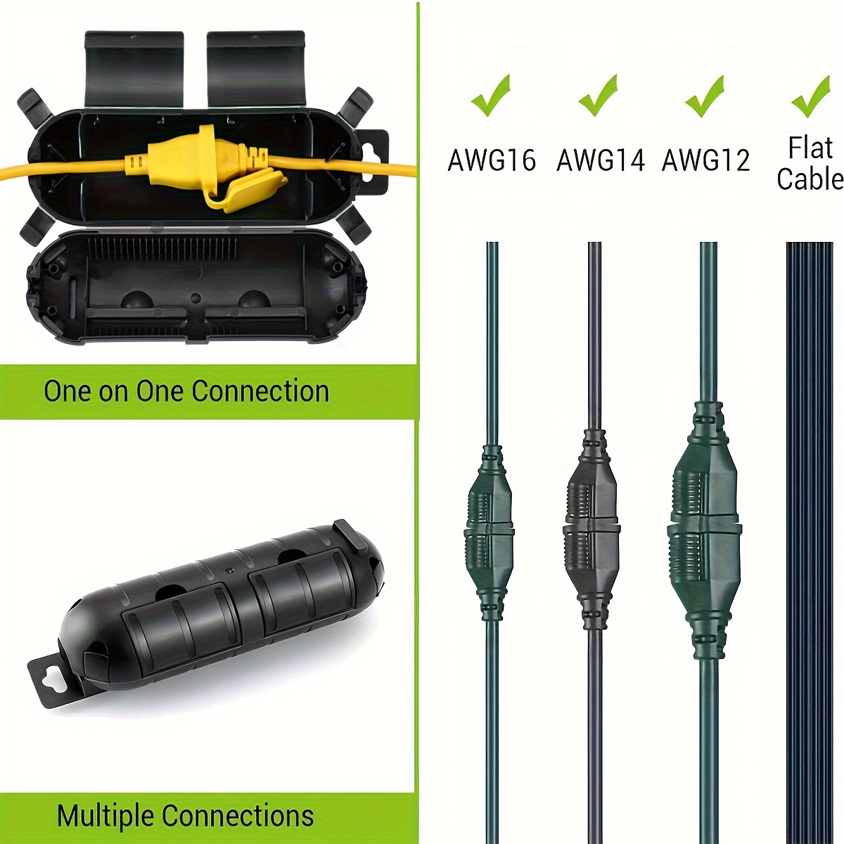 Couvercle de sécurité de prote - Outdoor Lighting Extension Cable avis et prix