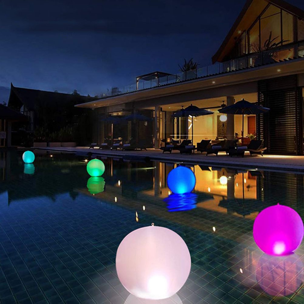 Ballon lumineux LED gonflable  - Outdoor Lighting Around Pool avis et prix