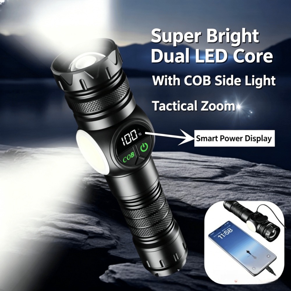 Lampe torche LED à lumière bla - Outdoor Lighting Types avis et prix