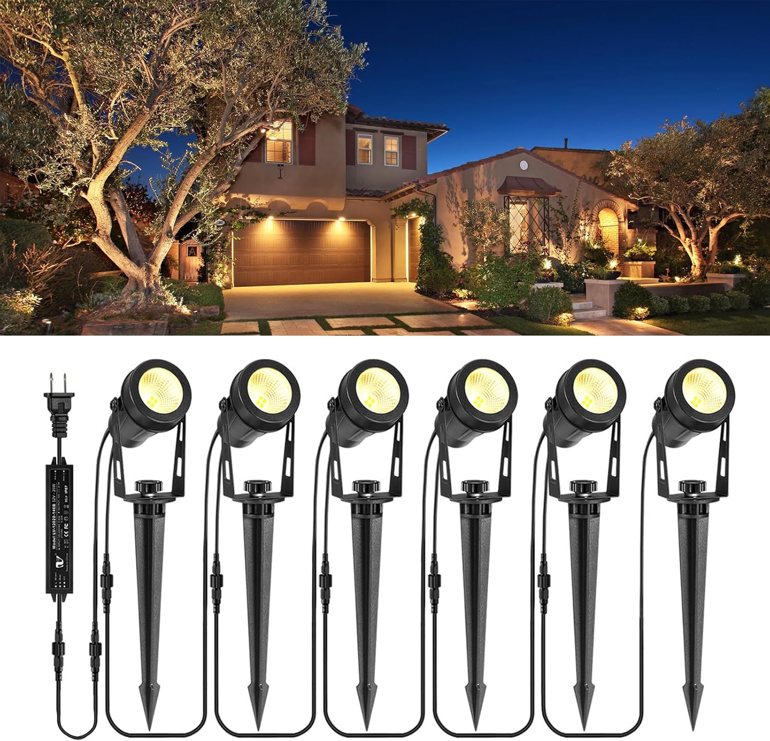 Paquet de 6 lumières paysagère - Outdoor Lighting Voltage avis et prix