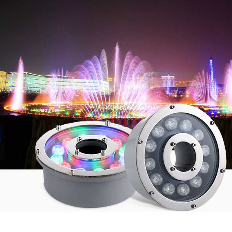 Lampes de fontaine LED RGB 12V - Outdoor Lighting Around Pool avis et prix