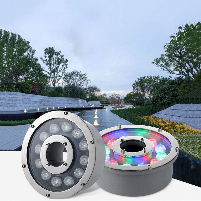 Lampes de fontaine LED RGB 12V - Outdoor Lighting Around Pool avis et prix