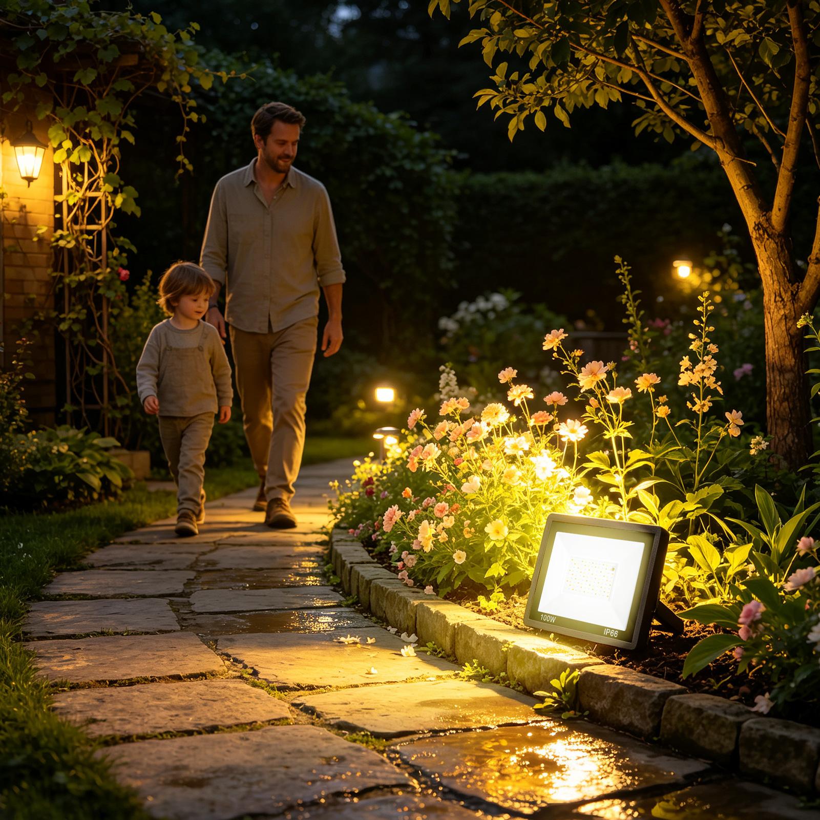 Projecteur LED extérieur à cha - Outdoor Yard Lighting Fixtures avis et prix