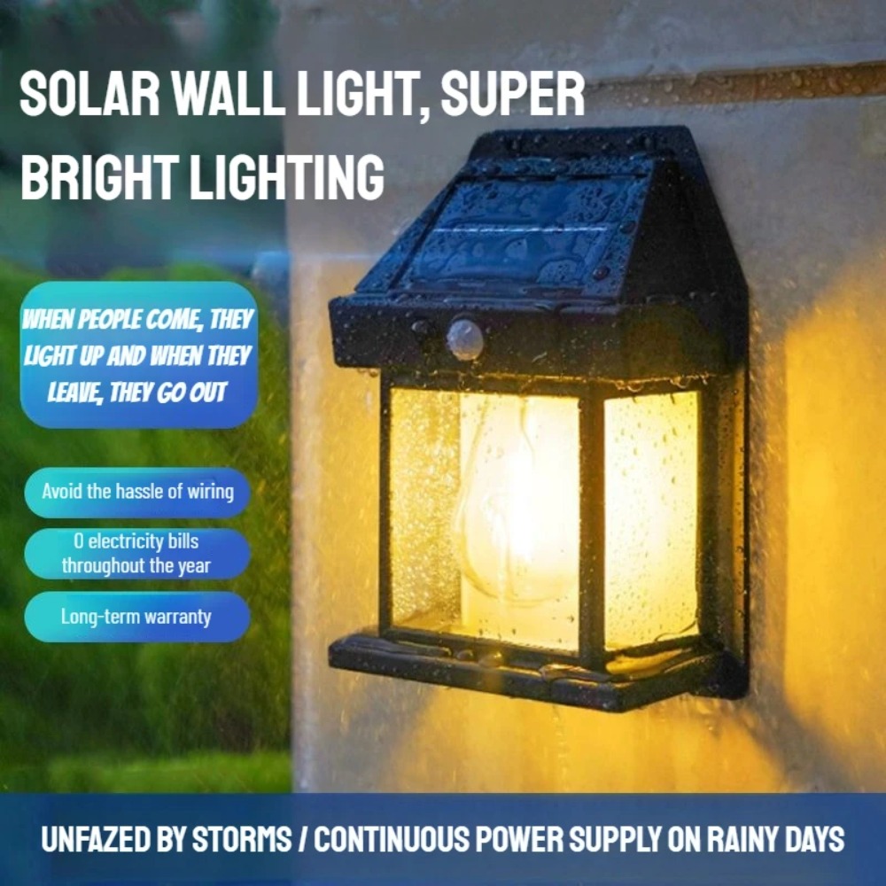 1 Lampe Murale Solaire LED Éta - Outdoor Yard Lighting Fixtures avis et prix