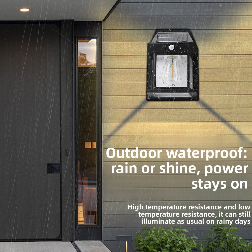1 Lampe Murale Solaire LED Éta - Outdoor Yard Lighting Fixtures avis et prix