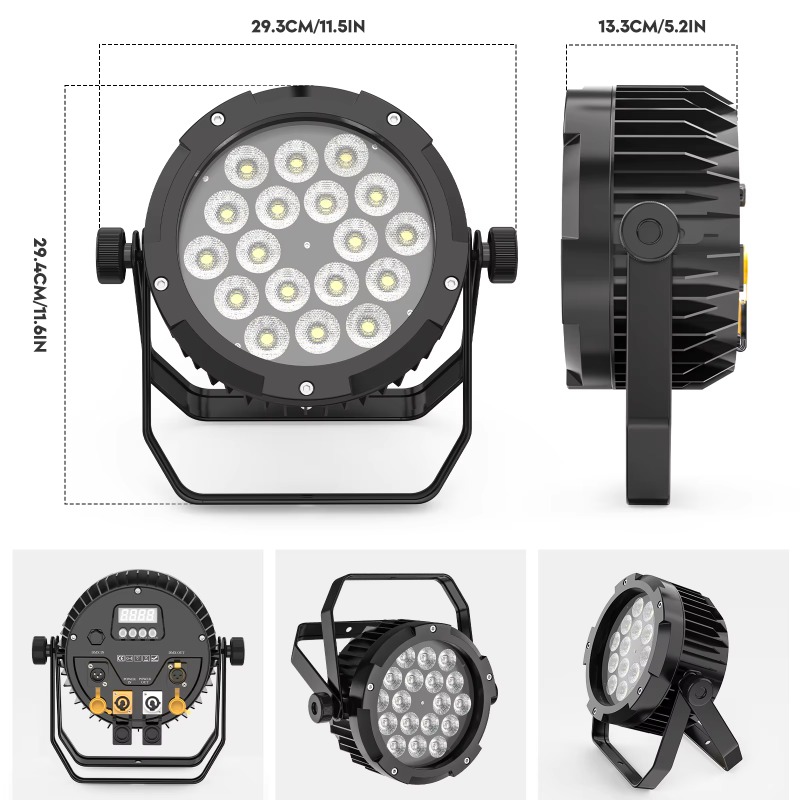 4 projecteurs PAR étanches IP6 - Outdoor Lighting Waterproof avis et prix