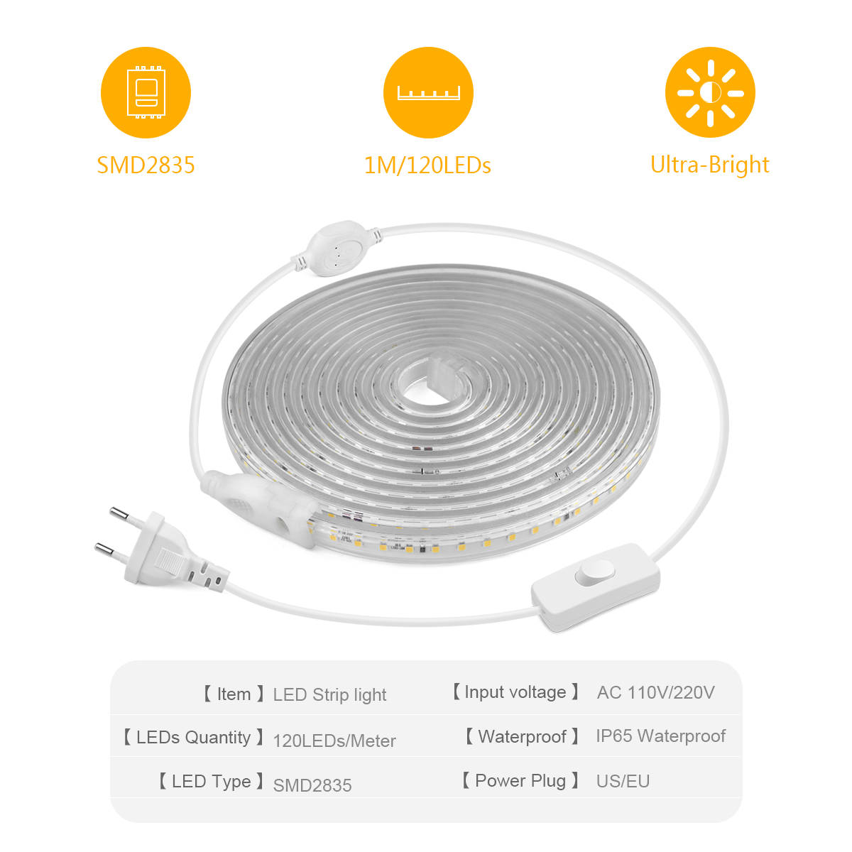 Bande lumineuse LED haute lumi - Outdoor Lighting Switch avis et prix