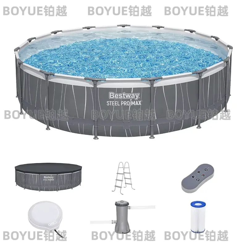 Piscine hors sol ronde en acie - Outdoor Lighting Around Pool avis et prix