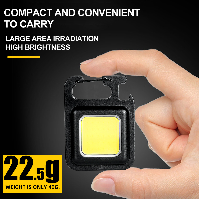 Lampe de poche MINI COB à clé, - Outdoor Lighting Types avis et prix