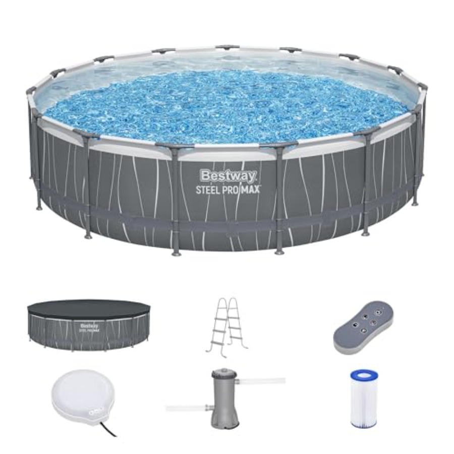 Piscine hors sol ronde de 15'  - Outdoor Lighting Around Pool avis et prix