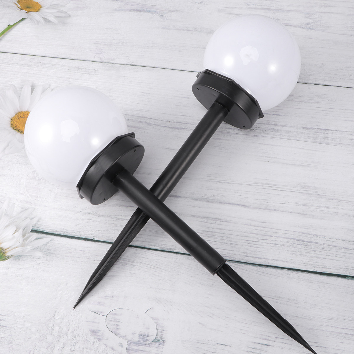 Lot de 4 lampes solaires de ja - Outdoor Lighting Around Pool avis et prix